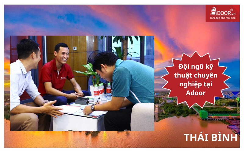 Đội ngũ nhân sự Adoor chuyên nghiệp, tận tâm cửa cuốn Đài Loan Thái Bình