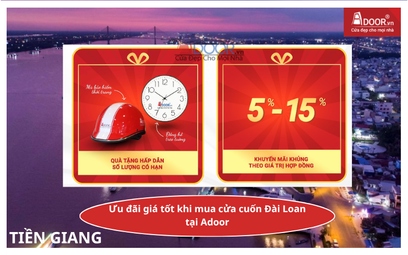 cửa cuốn Đài Loan Tiền Giang 