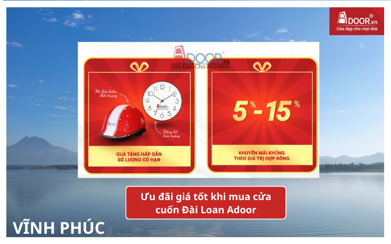 cửa cuốn Đài Loan Vĩnh Phúc 
