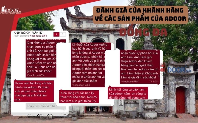 Phản hồi từ người sử dụng cửa cuốn khe thoáng Đống Đa