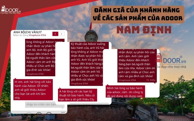khách hàng đánh giá cửa cuốn khe thoáng Nam Định