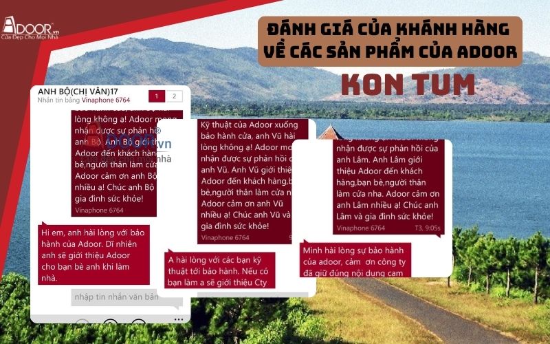 phản hồi từ khách hàng đã sử dụng cửa cuốn khe thoáng Kon Tum