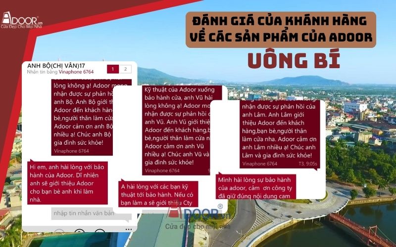 phản hồi từ khách hàng đã sử dụng cửa cuốn khe thoáng Uông Bí