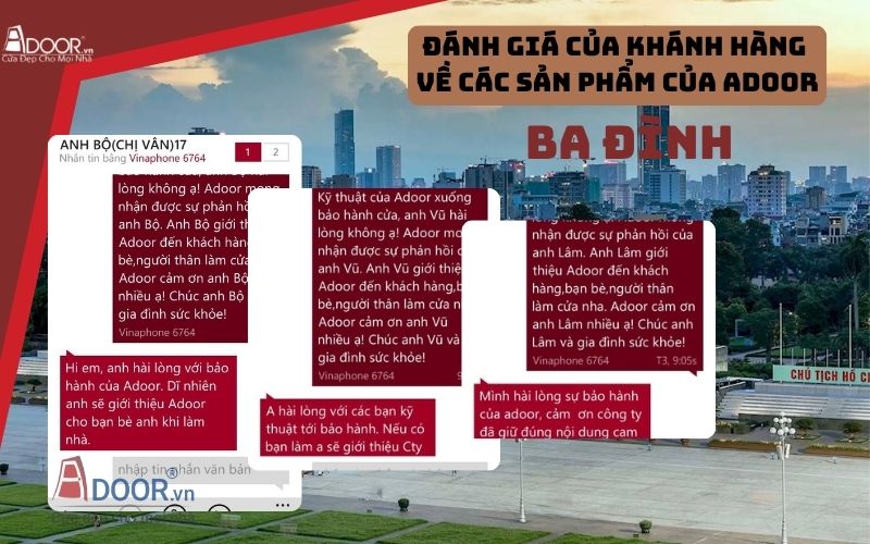 Phản hồi từ khách hàng cũ của cửa cuốn khe thoáng Ba Đình