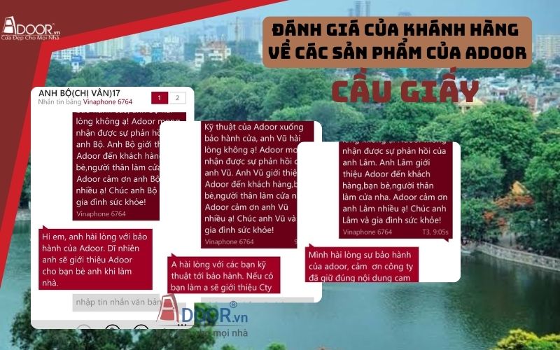 đánh giá cửa cuốn khe thoáng Cầu Giấy Adoor