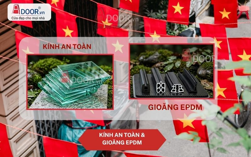 Hệ gioăng siêu nén và kính cường lực Hệ gioăng siêu nén và kính cường lực