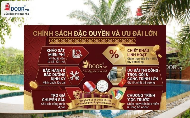 Chính sách ưu đãi và chăm sóc sau lắp đặt 