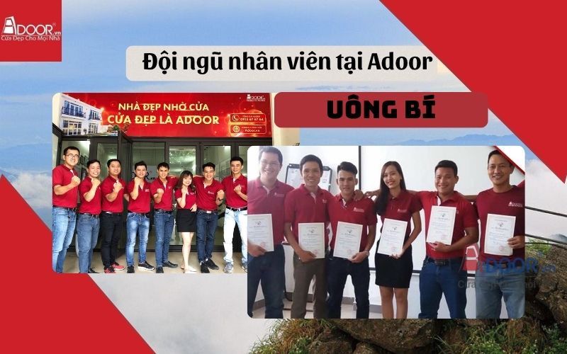Đội ngũ cửa cuốn khe thoáng Uông Bí Adoor