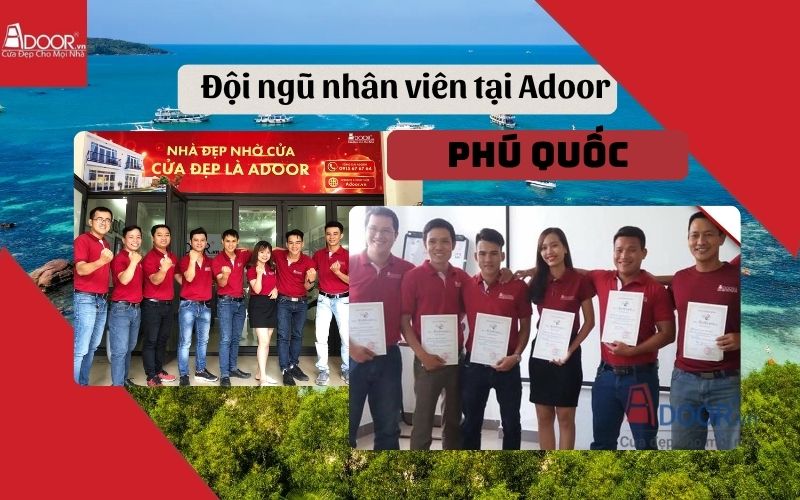 Đội ngũ Adoor đồng hành khi khách hàng chọn cửa cuốn khe thoáng Phú Quốc