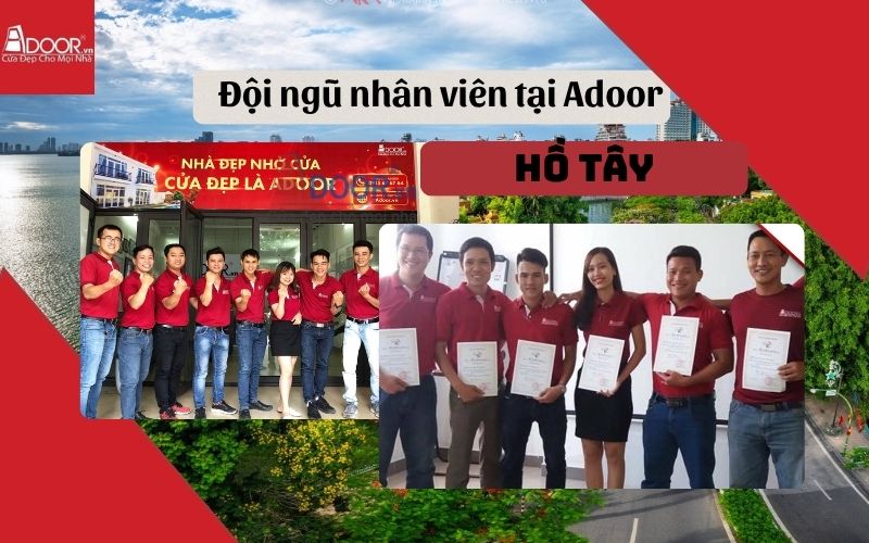 Đội ngũ cửa cuốn khe thoáng Tây Hồ