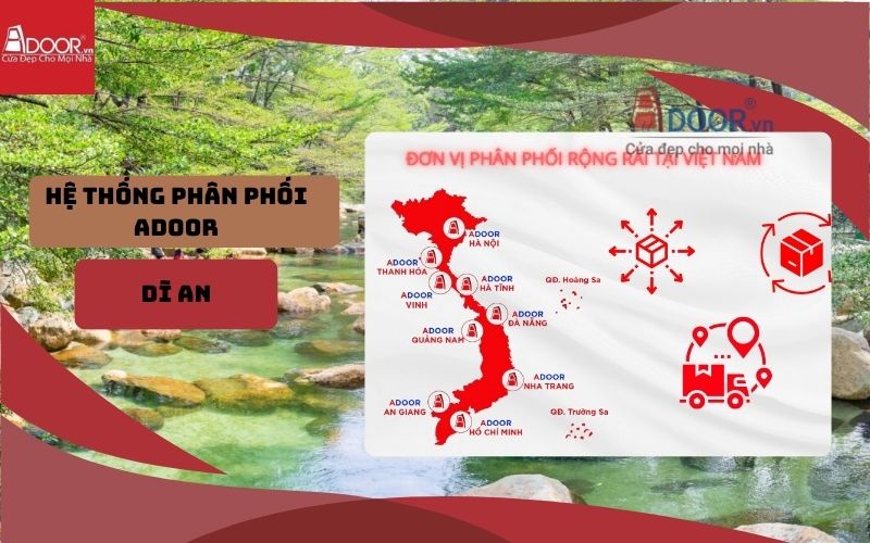 Hệ thống phân phối cửa cuốn khe thoáng Dĩ An