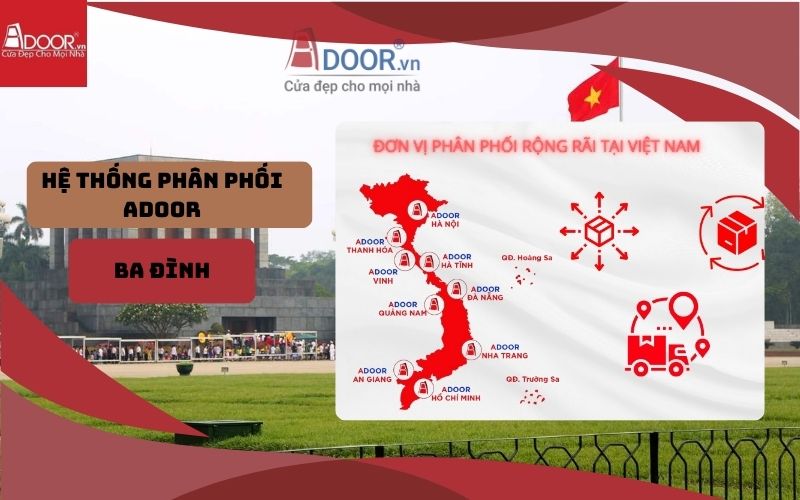 Hệ thống phân phối cửa cuốn khe thoáng Ba Đình