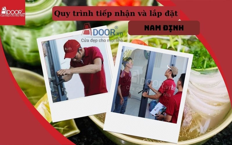 Quy trình lắp đặt cửa cuốn khe thoáng Nam Định rõ ràng