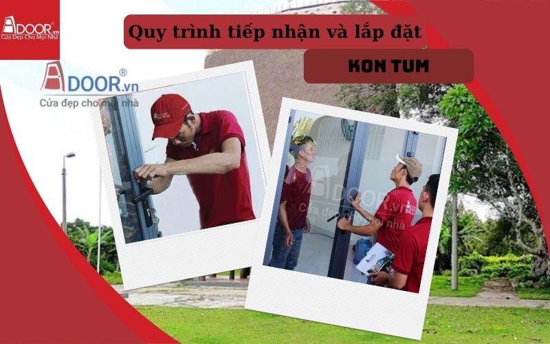 Quy trình lắp đặt cửa cuốn khe thoáng Kon Tum chuyên nghiệp