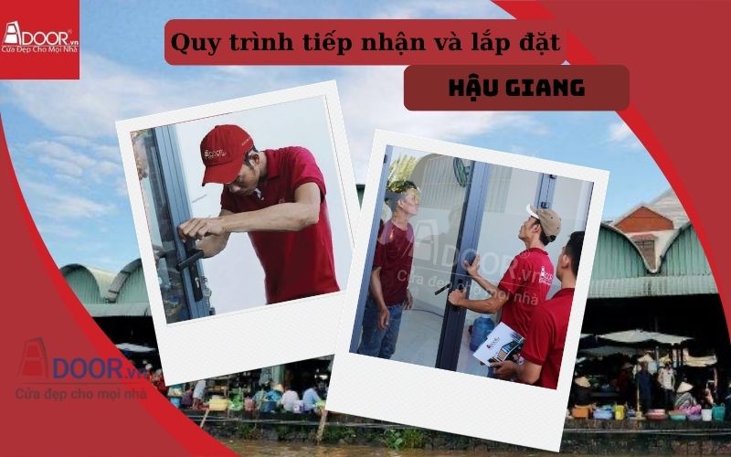 Quy trình lắp đặt cửa cuốn khe thoáng Hậu Giang