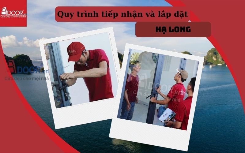 Quy trình lắp đặt cửa cuốn khe thoáng Hạ Long