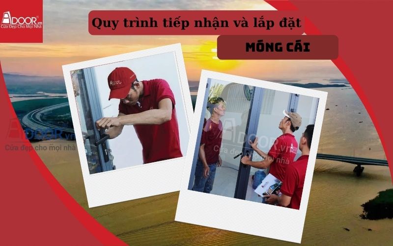 Quy trình lắp đặt cửa cuốn khe thoáng Móng Cái