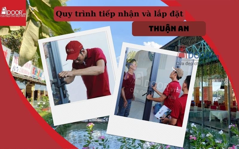 Quy trình lắp đặt cửa cuốn khe thoáng Thuận An Quy trình lắp đặt cửa cuốn khe thoáng Thuận An
