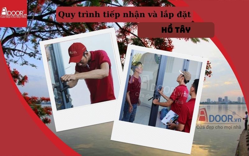 Quy trình lắp đặt cửa cuốn khe thoáng Tây Hồ