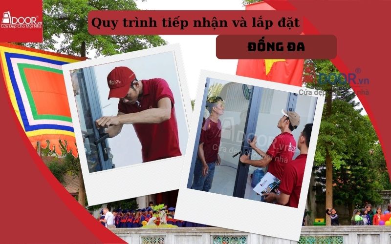 Quy trình lắp đặt cửa cuốn khe thoáng Đống Đa