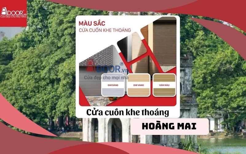 cửa cuốn khe thoáng Hoàng Mai