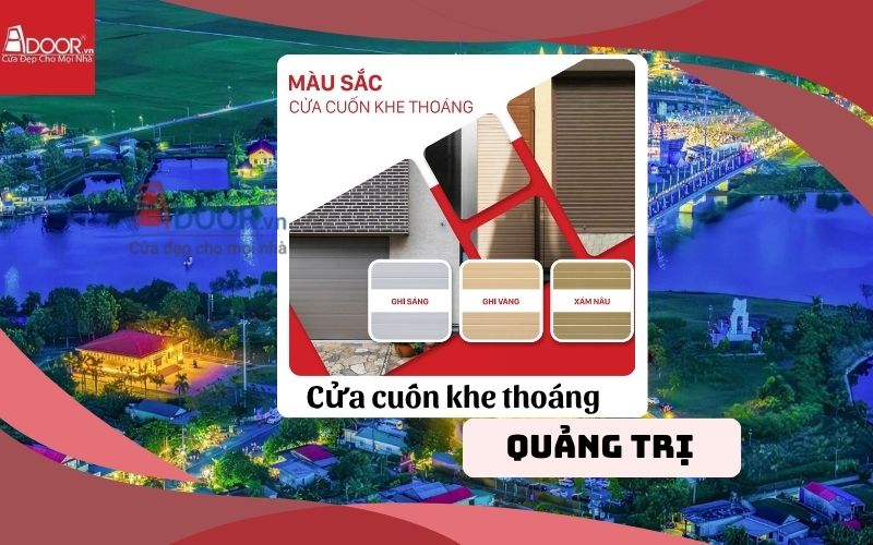 Sản phẩm cửa cuốn khe thoáng Quảng Trị