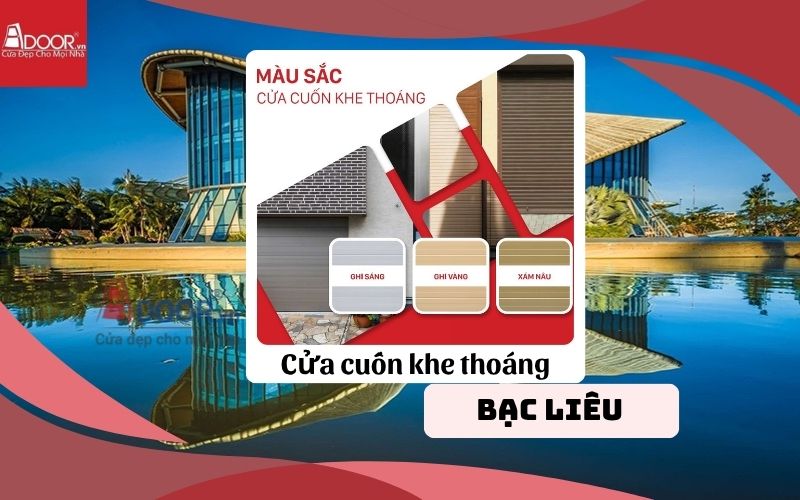 cửa cuốn khe thoáng Bạc Liêu Adoor