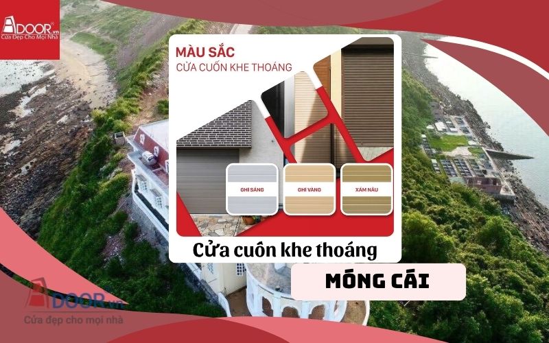 cửa cuốn khe thoáng Móng Cái Adoor