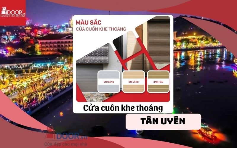 ửa cuốn khe thoáng Tân Uyên tại Adoor