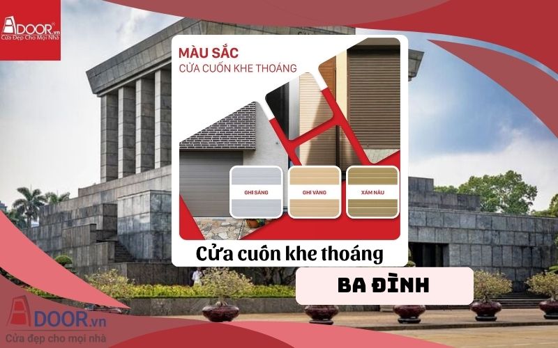 cửa cuốn khe thoáng Ba Đình tại Adoor