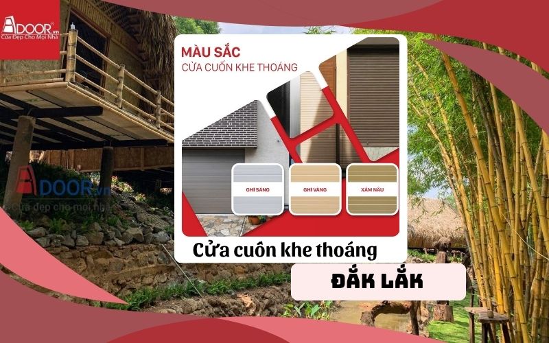 Sản phẩm cửa cuốn khe thoáng Đắk Lắk