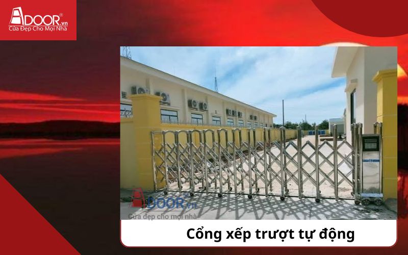 Cổng xếp 2 - Cửa Cổng Xếp Tự Động 