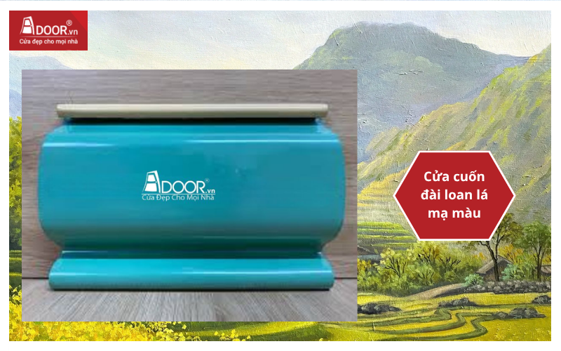 Cửa cuốn đài loan lá mạ màu