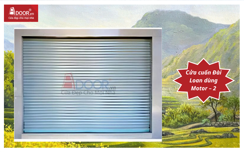 Cửa cuốn Đài Loan dùng Motor – 2