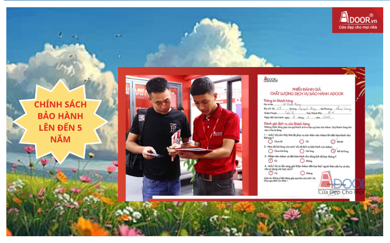 chính sách bảo hành lên đến 5 năm cửa cuốn đài loan giá bao nhiêu 1m²