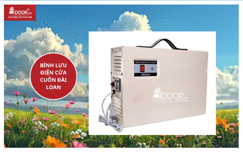 bình lưu điện cửa cuốn Đài Loan cửa cuốn đài loan giá bao nhiêu 1m²