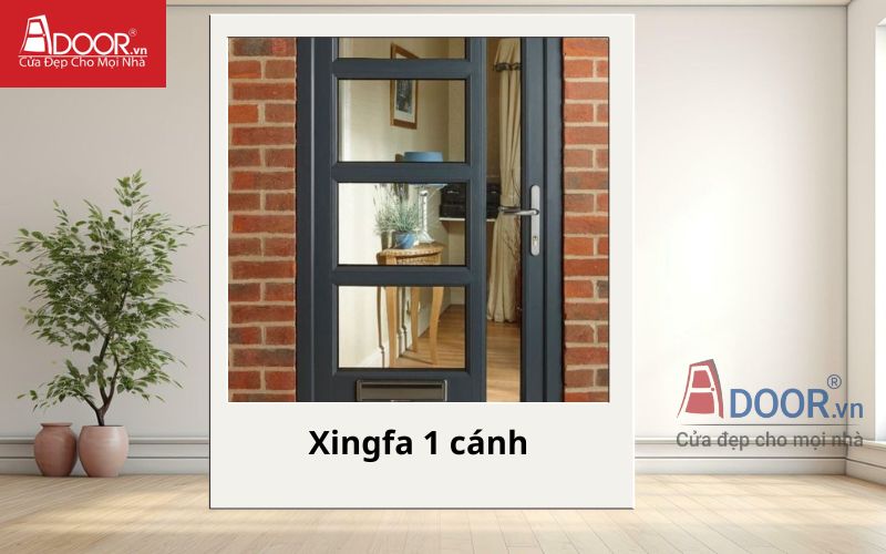 Cửa nhôm Xingfa 1 cánh - bảng báo giá cửa nhôm xingfa nhập khẩu 