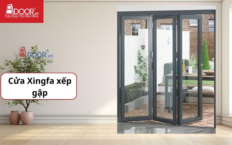 Cửa nhôm Xingfa xếp gập - bảng báo giá cửa nhôm xingfa nhập khẩu 
