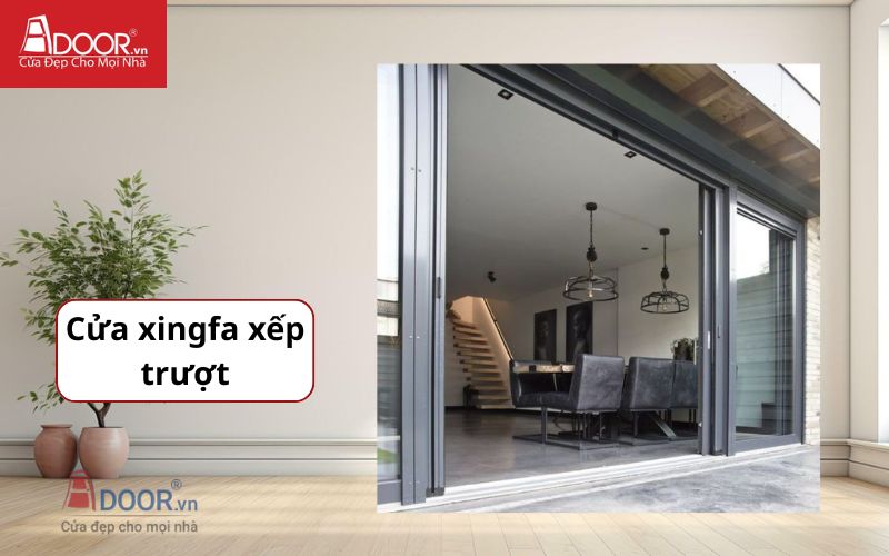 Cửa nhôm Xingfa xếp trượt - bảng báo giá cửa nhôm xingfa nhập khẩu 