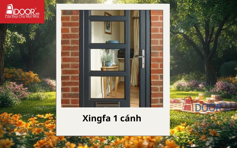 Cửa nhôm kính Xingfa 1 cánh Cửa nhôm kính Xingfa 1 cánh