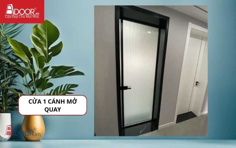 Dự toán giá cửa nhôm nhà vệ sinh kiểu mở quay