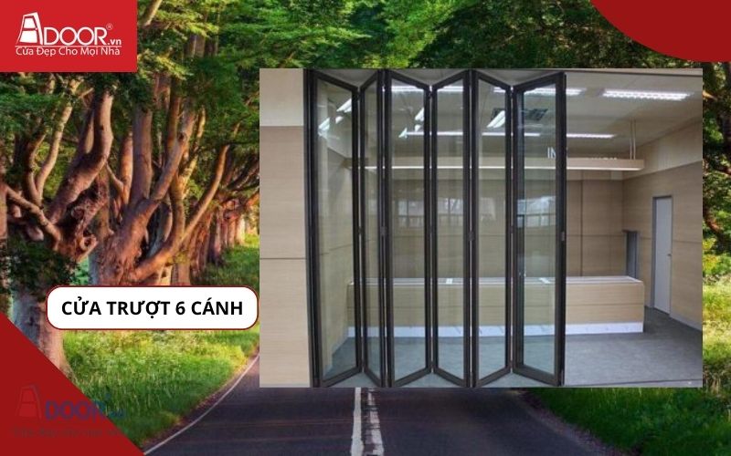 Dự toán giá cửa trượt quay Xingfa 6 cánh