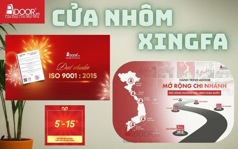 bảng báo giá cửa nhôm xingfa nhâp khẩu