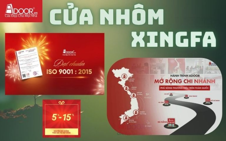 cửa sổ nhôm xingfa