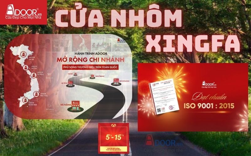 cửa trượt quay xingfa