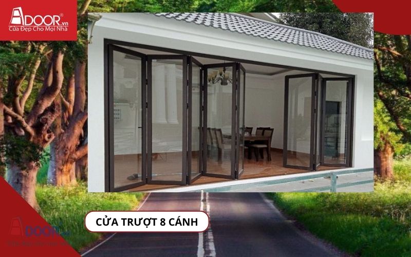 Dự toán giá cửa trượt quay Xingfa 8 cánh