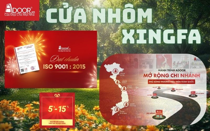 cửa nhôm kính xingfa