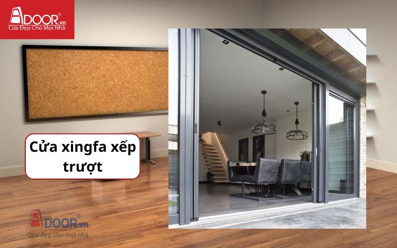 Dự toán chi phí cửa nhôm Xingfa xếp trượt Bi-fold