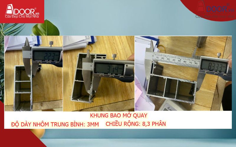 Phân loại cửa nhôm nhà vệ sinh theo số cánh và nan xếp