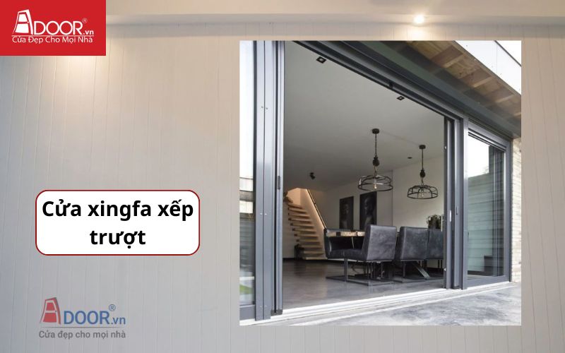 Cửa nhôm Xingfa xếp trượt và bảng báo giá nhôm Xingfa thành phẩm